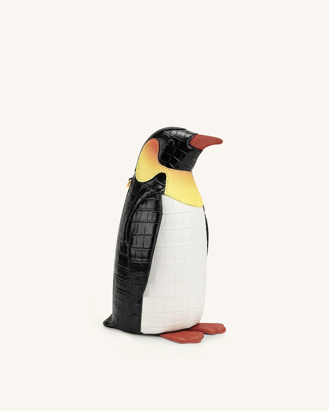 Pia Pinguin-Umhängetasche - Schwarz/Weiß