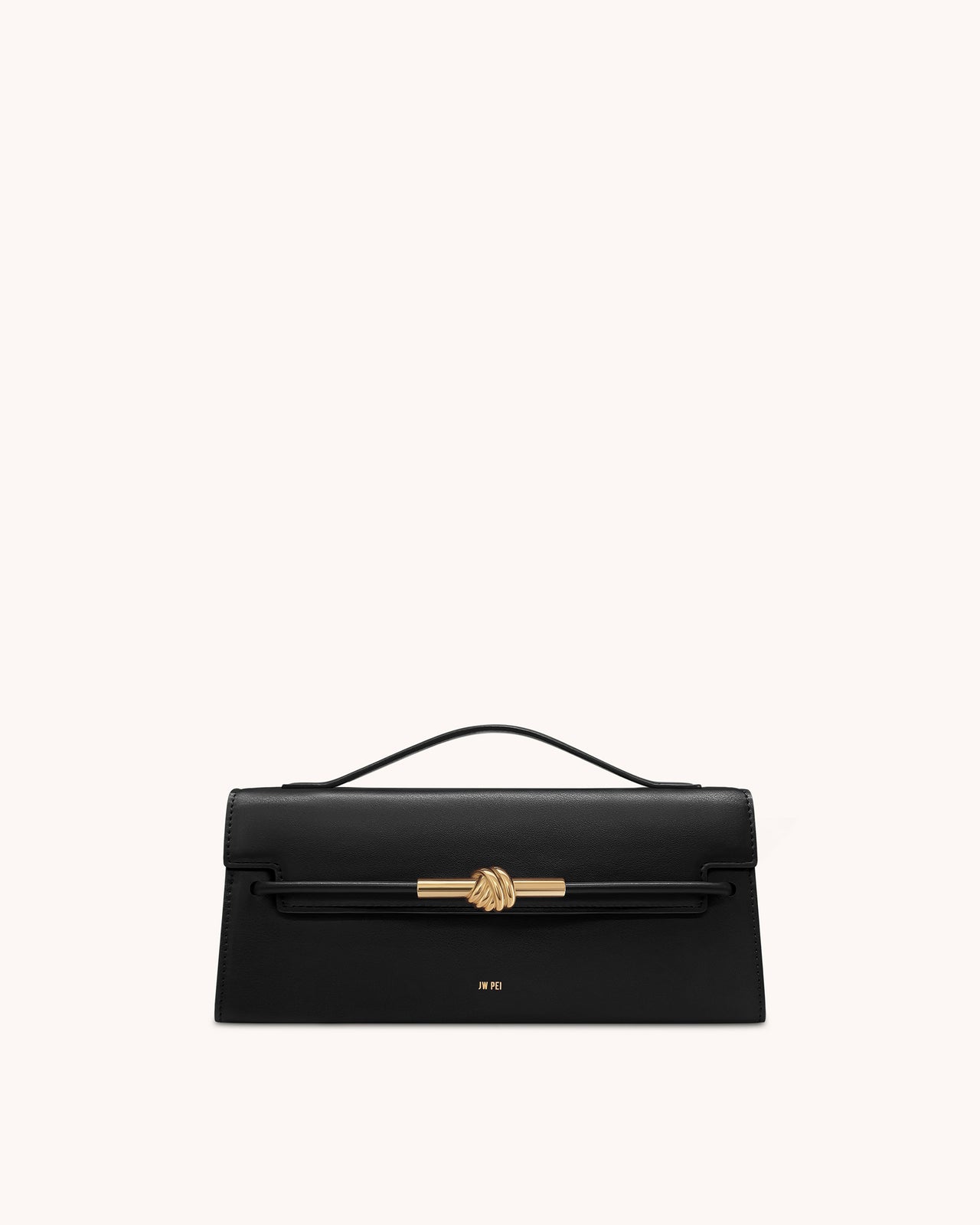 Lena Metall-Seilknoten Henkeltasche - Schwarz