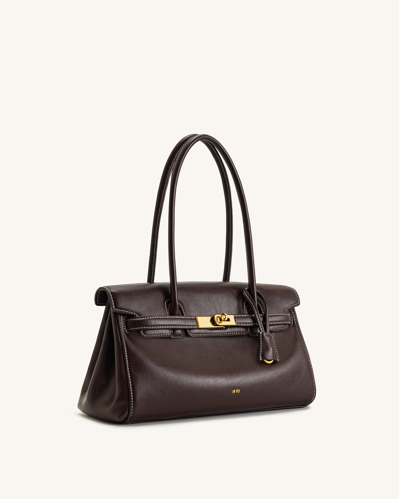 Yara Schultertasche – Dunkelbraun