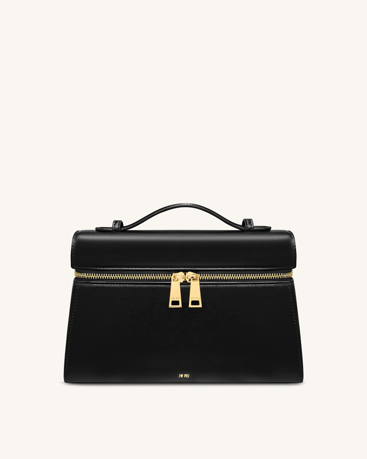 Thea Große Henkeltasche - Schwarz