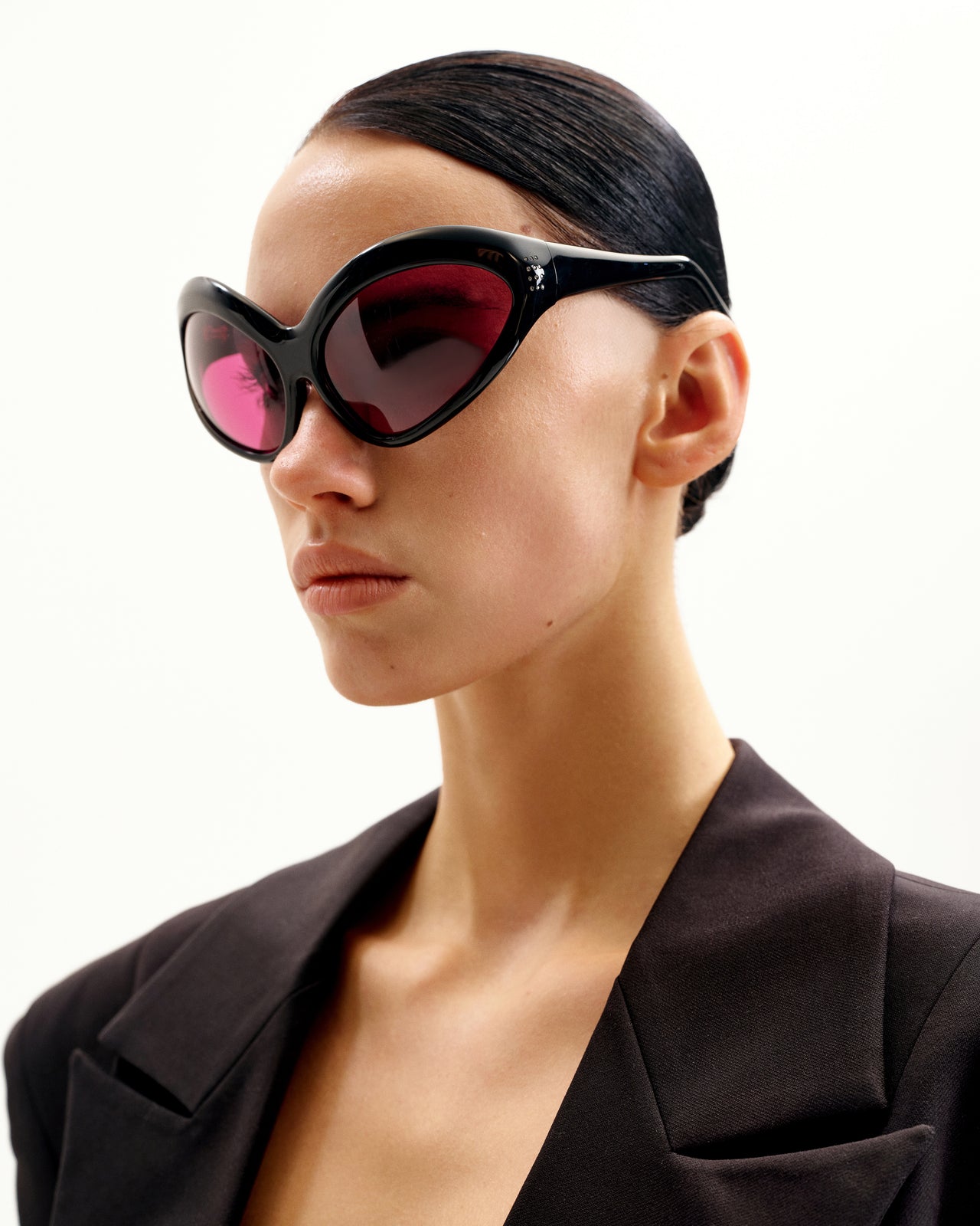 Quorra Cat-Eye Sonnenbrille - Schwarz