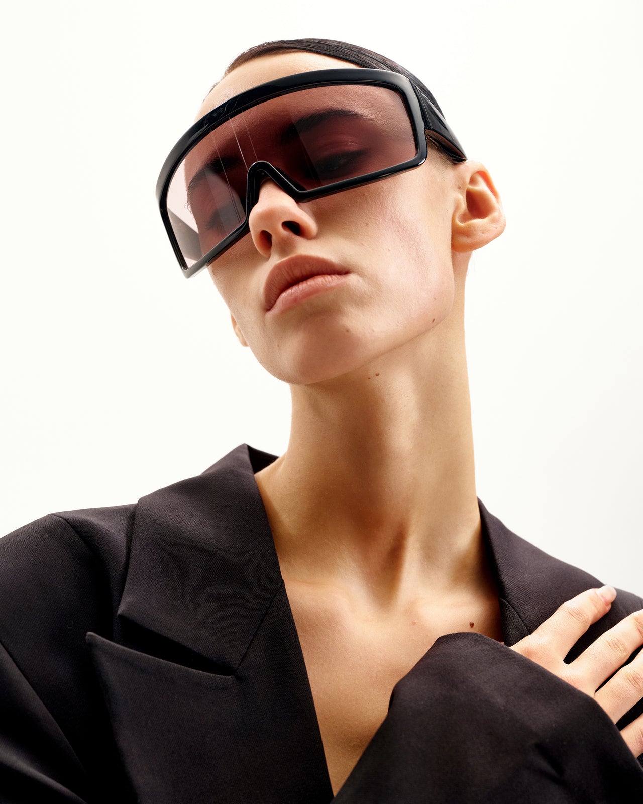 Avalynn Sonnenbrille im Quadratrahmen - Schwarz