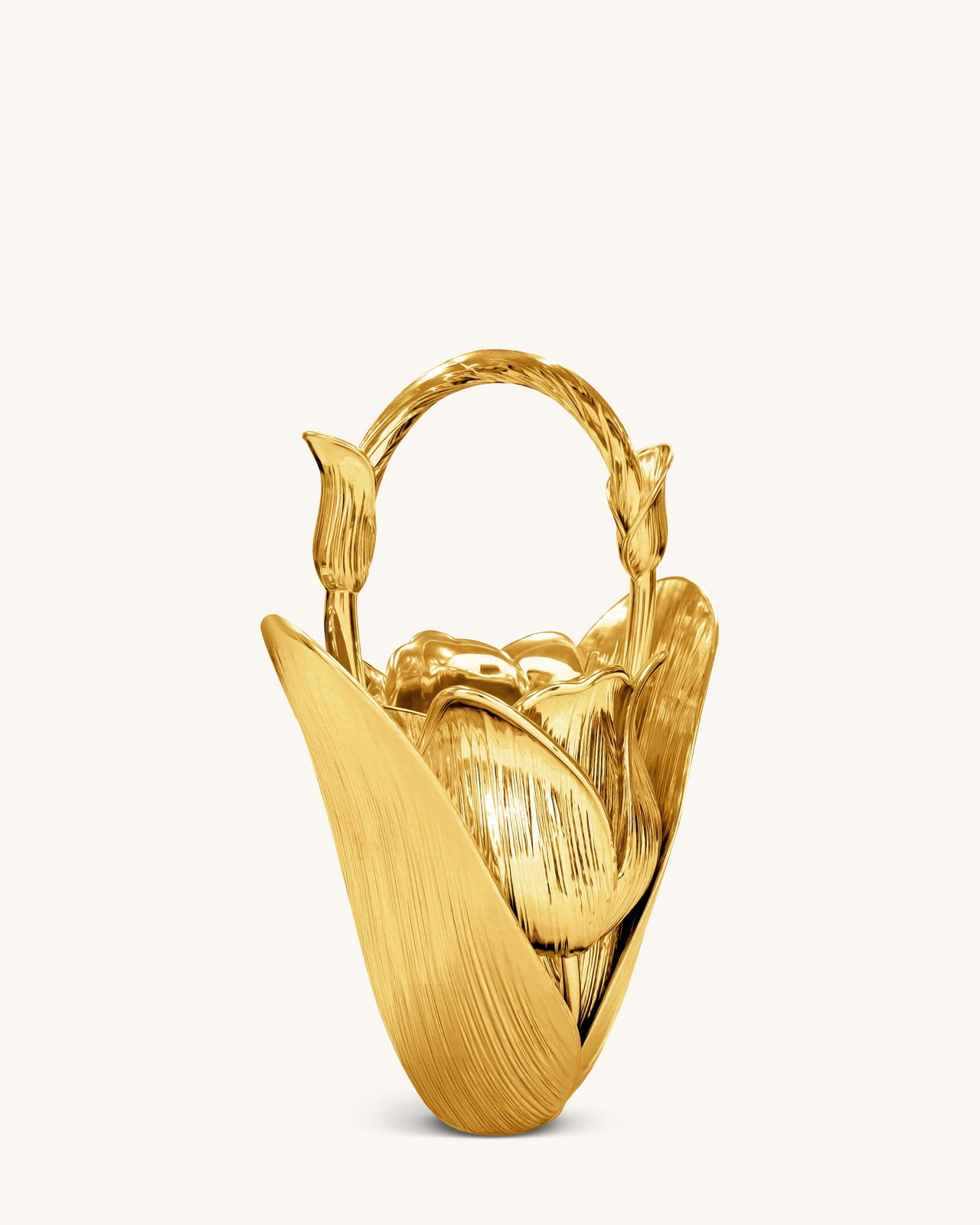 Ella Tulpenvasen-Henkeltasche - Gold