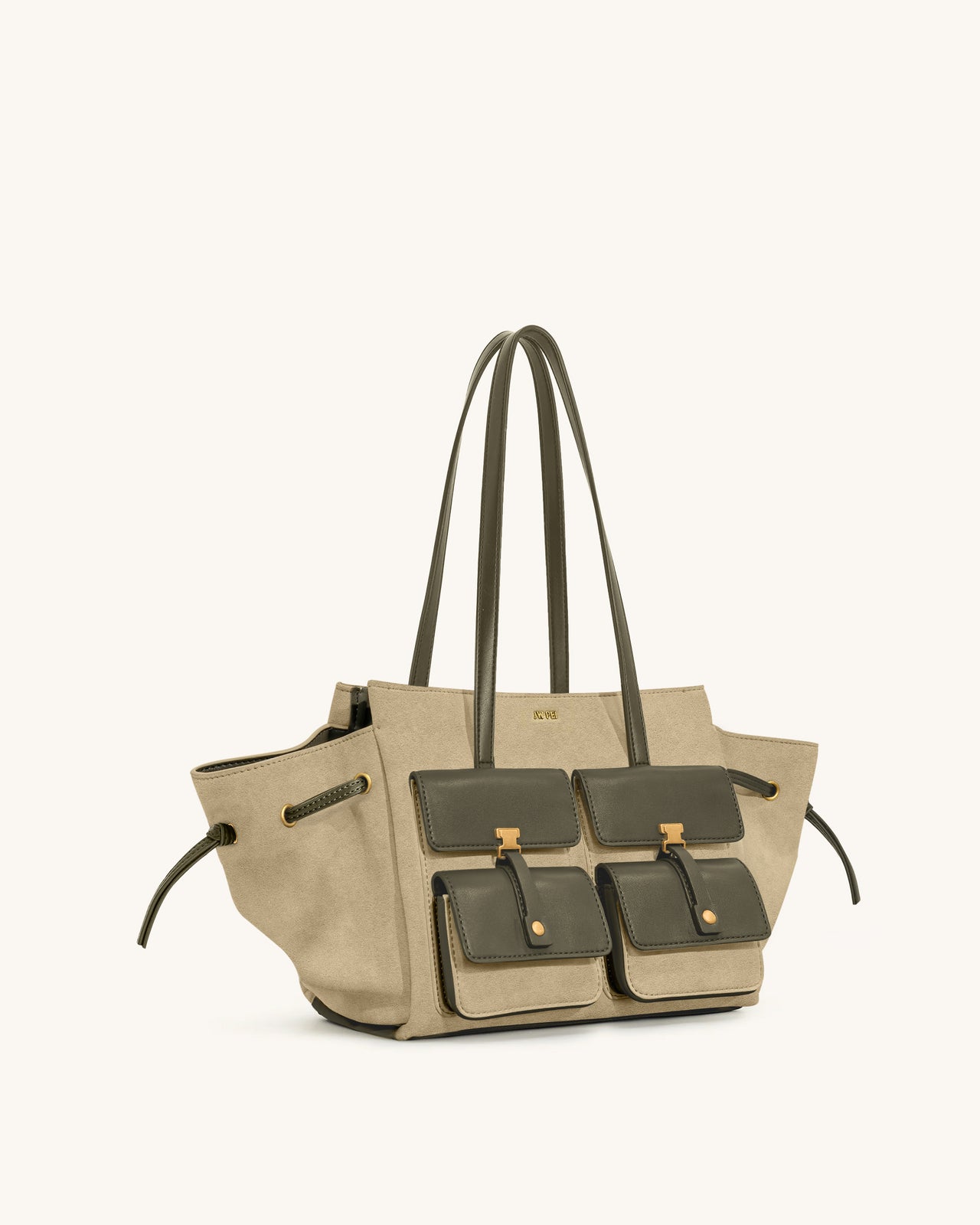 Linda Kunstwildleder Tote Bag - Grün