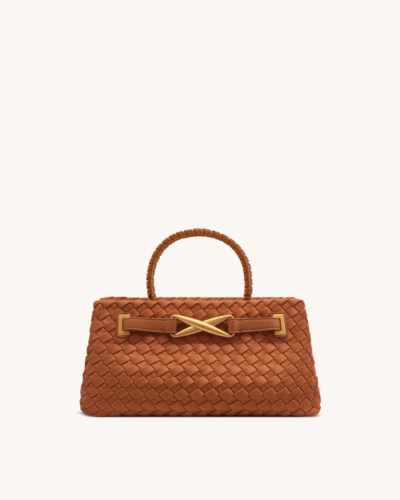 Elora Kunstwildleder Gewebte Tote Bag - Braun