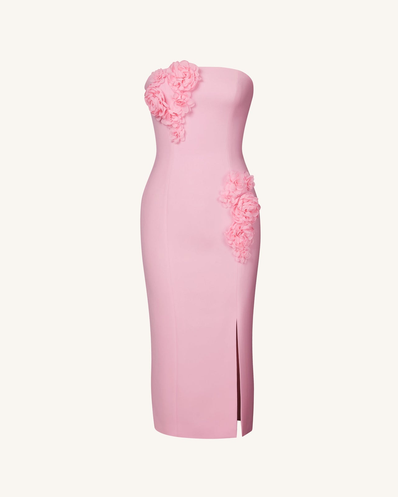 Petal Perfection Cocktailkleid – Rosa