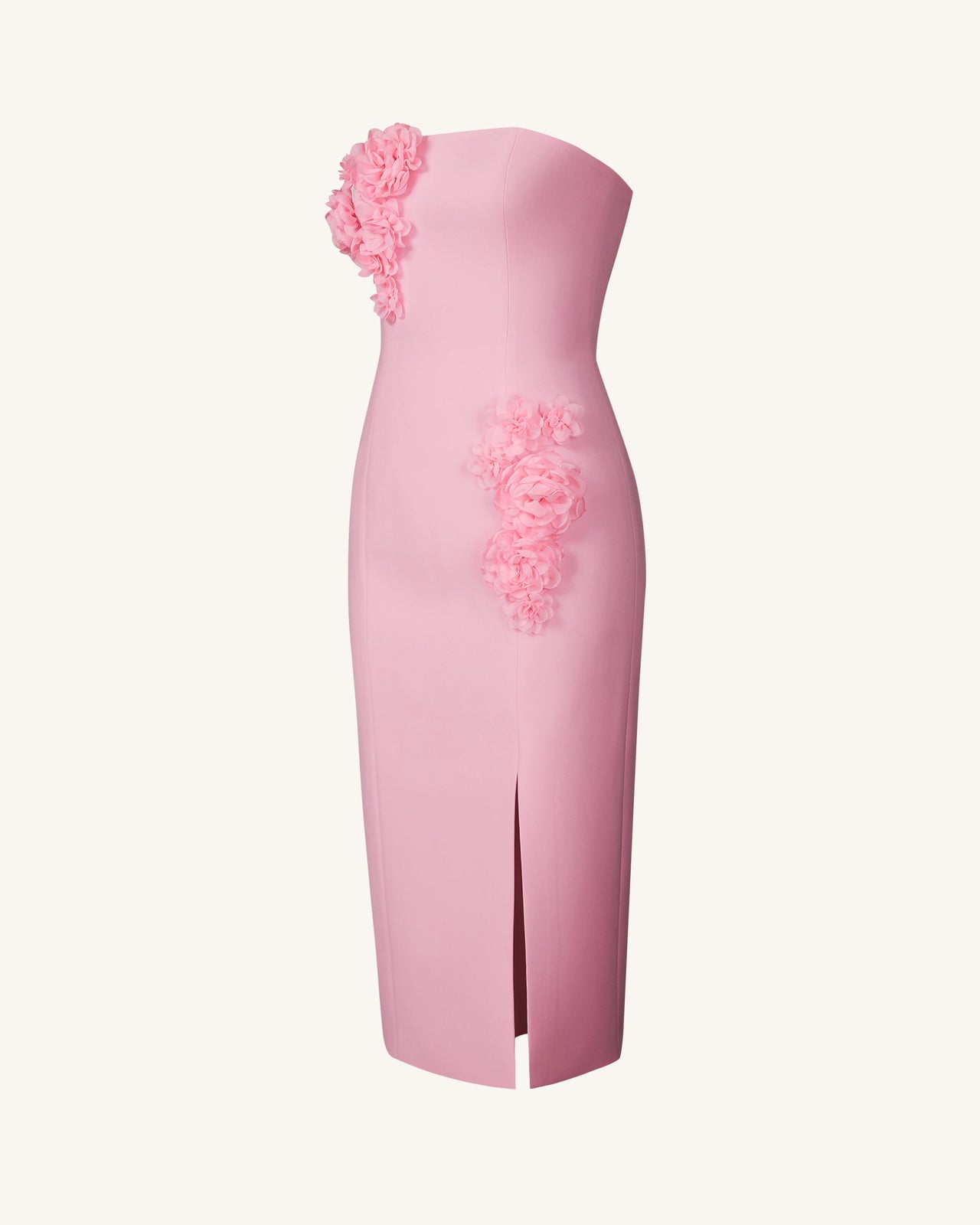 Petal Perfection Cocktailkleid – Rosa
