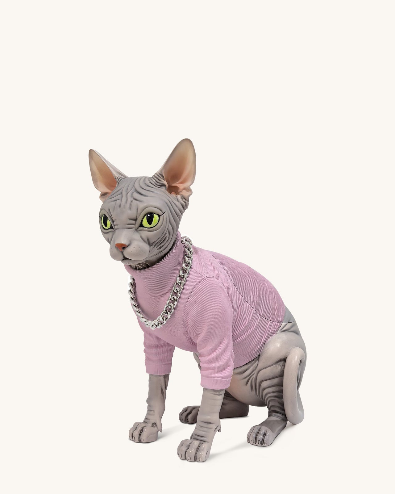 Sadie Clutch – Rosa/Grau