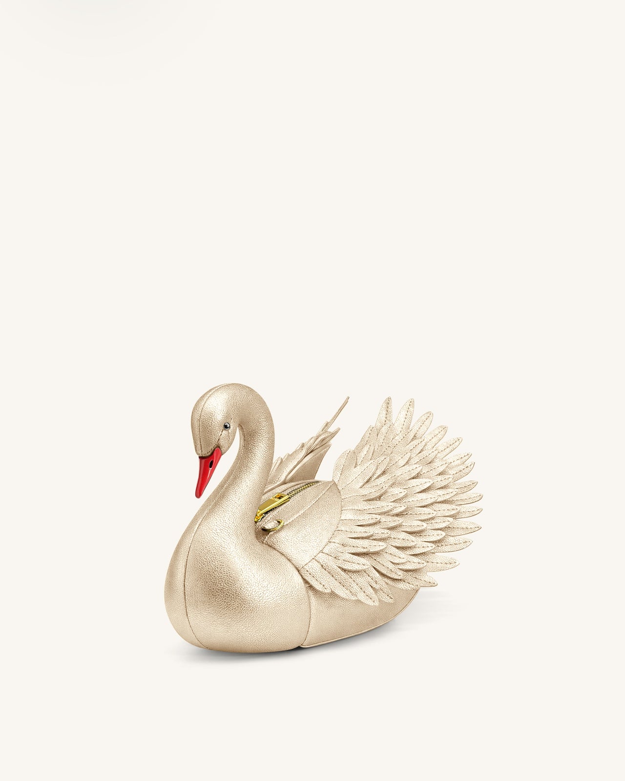 Alani Schwanenförmige Umhängetasche – Gold