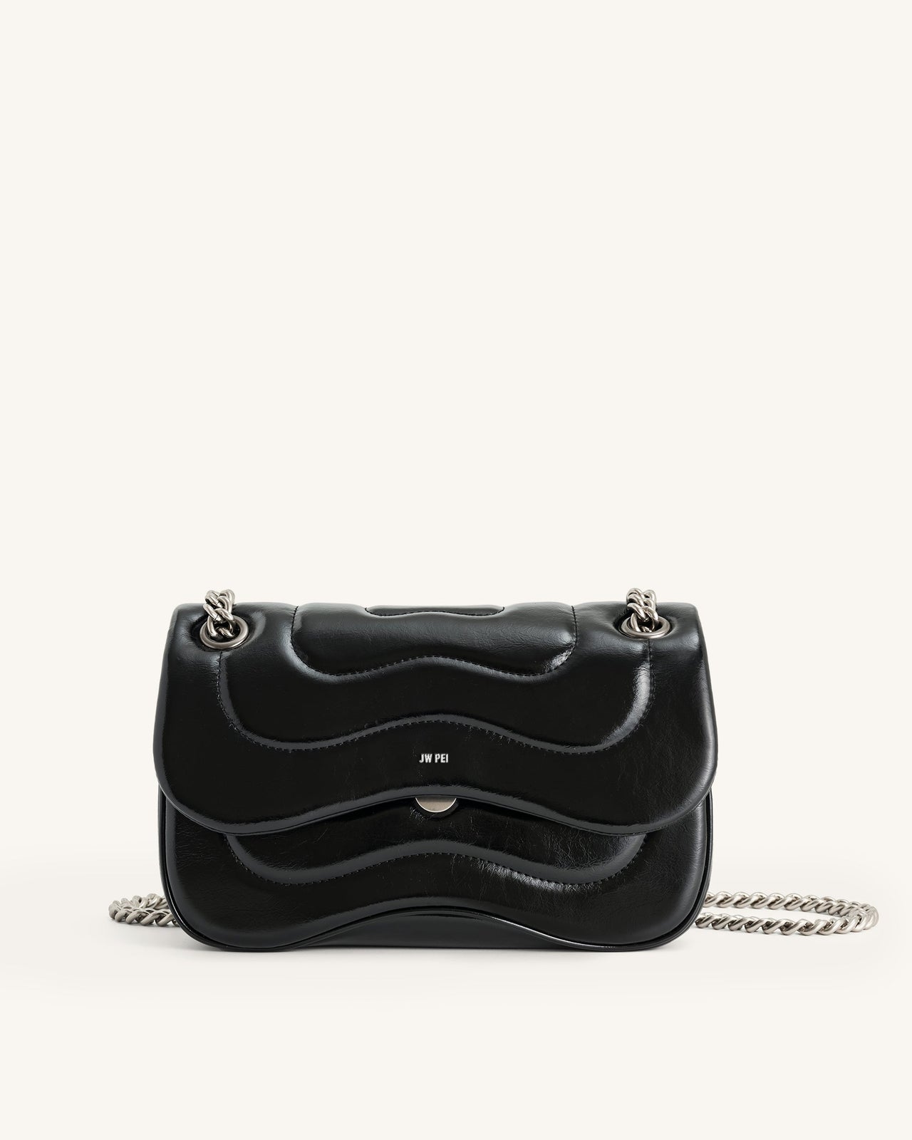 Tina Steppkette Crossbody - Schwarz