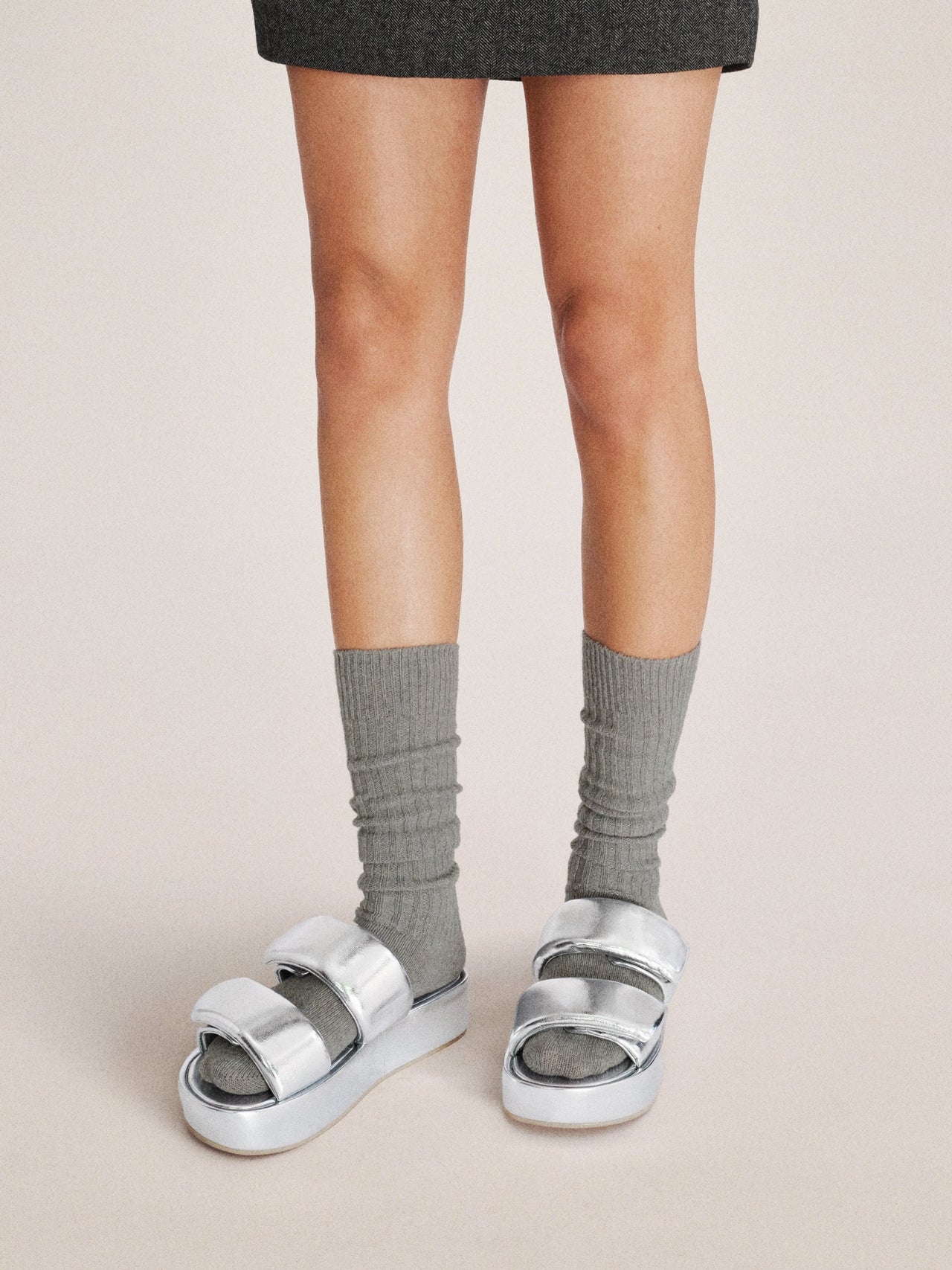 Lexi Metallische Sandale - Silber