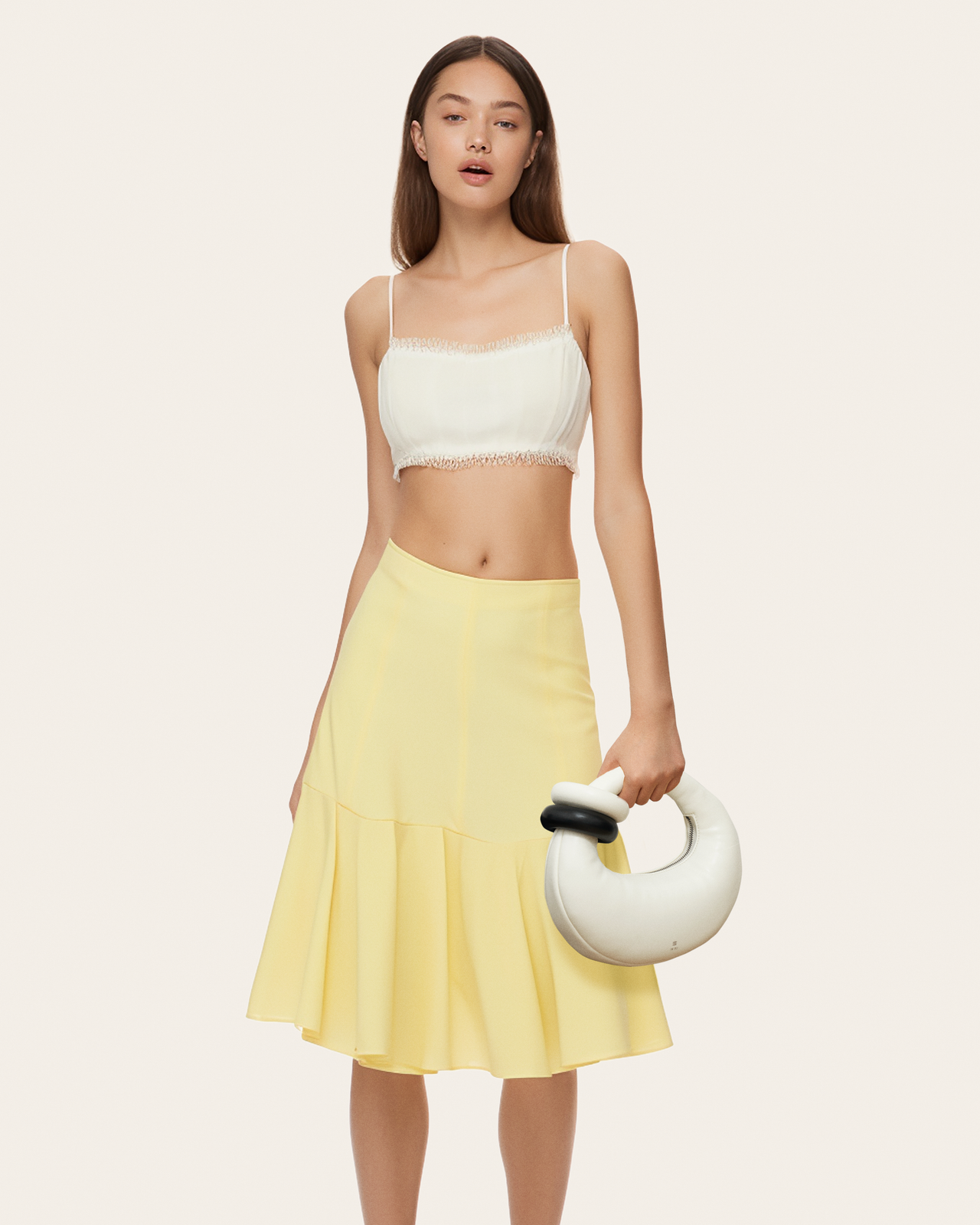 Abacus Henkeltasche - Weiß