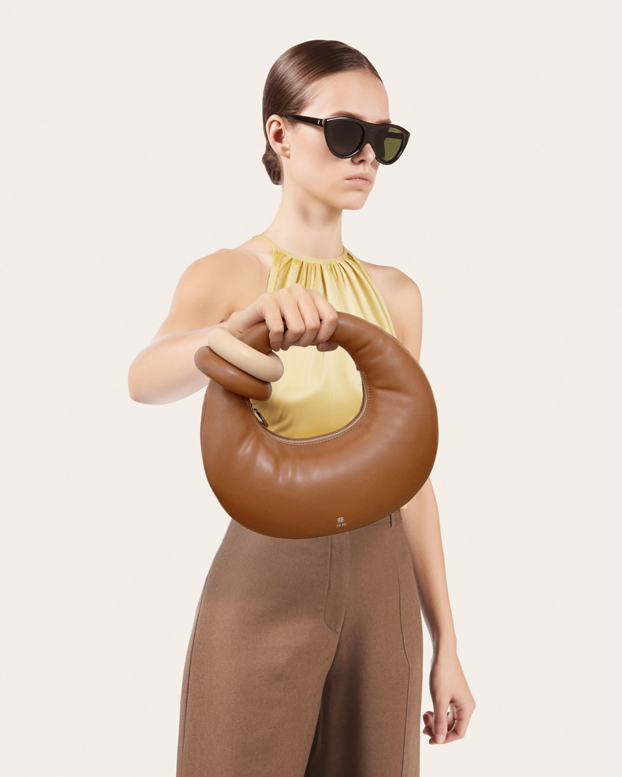 Abacus Henkeltasche - Braun