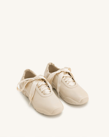 Flavia Ballerina Turnschuhe - Apricot