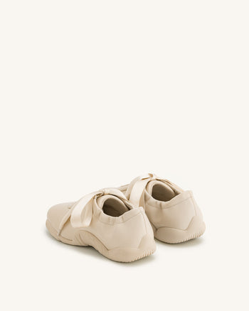 Flavia Ballerina Turnschuhe - Apricot