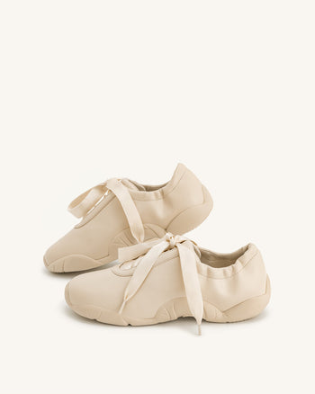 Flavia Ballerina Turnschuhe - Apricot