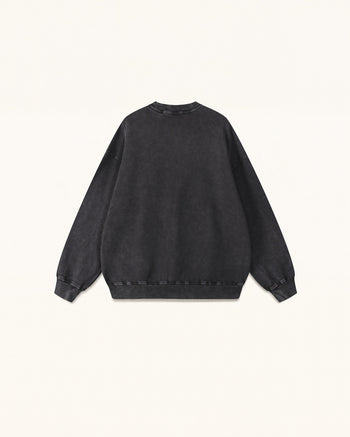 The Enchanted Pullover mit Strass-Rose – Schwarz