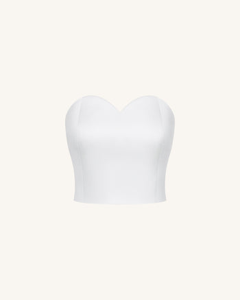 Sweetheart Bustier - Weiß