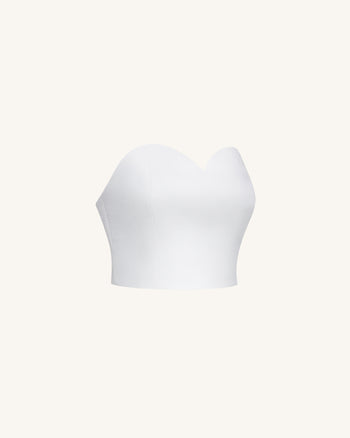 Sweetheart Bustier - Weiß