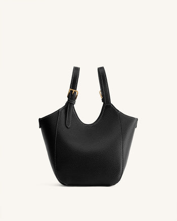 Ines Vorhängeschloss Shopper - Schwarz