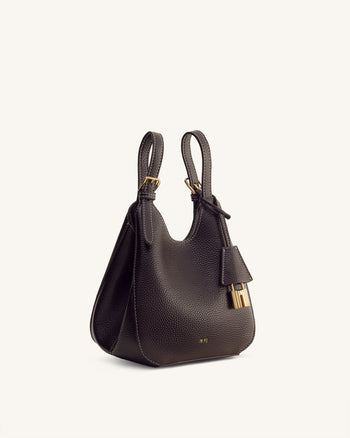 Ines Vorhängeschloss Shopper - Dunkelbraun