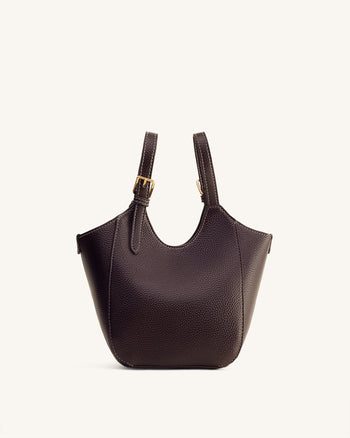 Ines Vorhängeschloss Shopper - Dunkelbraun
