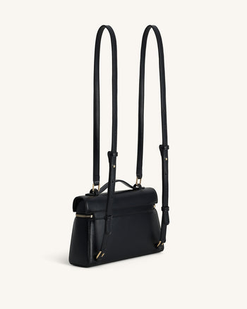 Thea Große Henkeltasche - Schwarz