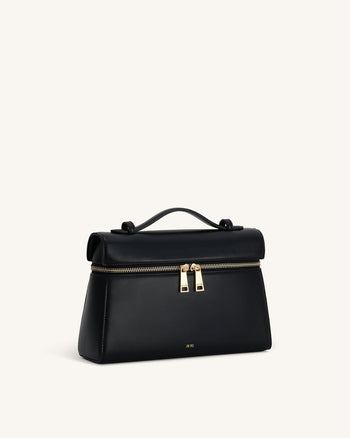 Thea Große Henkeltasche - Schwarz