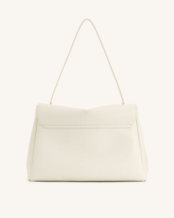 Hilary Schultertasche - Weiß