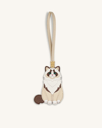 Bag Charm Ragdoll-Katze - Beige