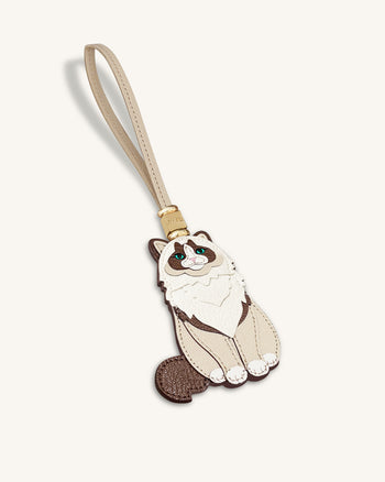 Bag Charm Ragdoll-Katze - Beige