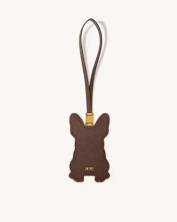 Bag Charm Französische Bulldogge - Braun