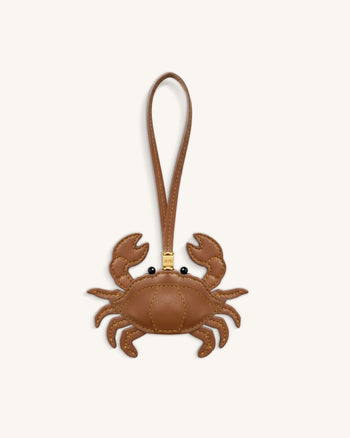 Krabben Taschenanhänger - Braun