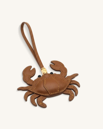 Krabben Taschenanhänger - Braun