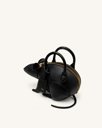 Mia Maus-Henkeltasche - Schwarz
