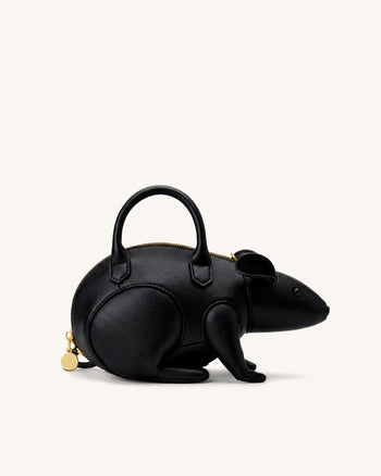 Mia Maus-Henkeltasche - Schwarz