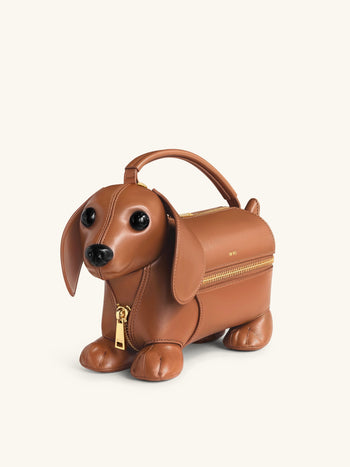 Emilia Hunde-Tasche - Braun