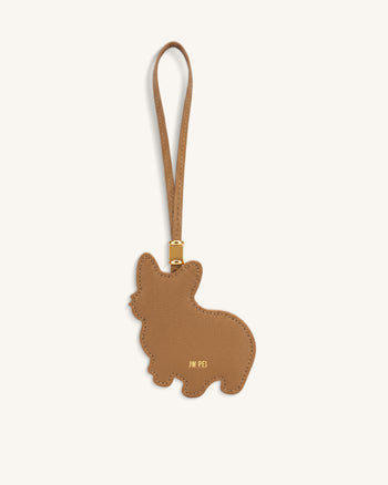 Corgi Taschenanhänger - Braun Multi
