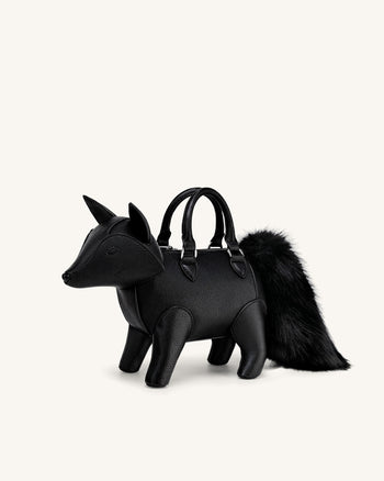 Kai Henkeltasche in Fuchsform - Schwarz