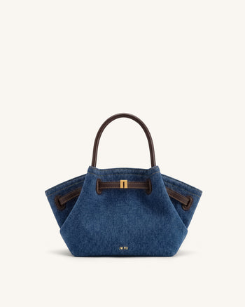 Hana Mini-Shopper - Blaues Denim