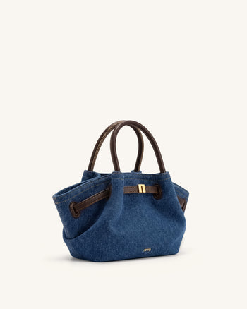 Hana Mini-Shopper - Blaues Denim