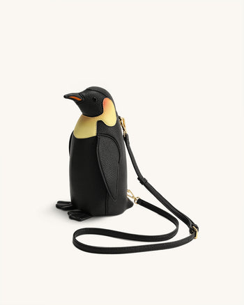 Pia Pinguin Umhängetasche - Schwarz