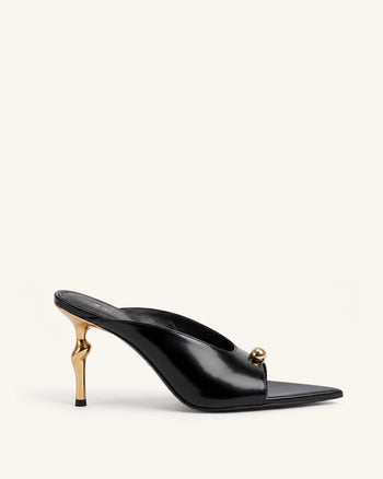 Noemi Spitze Mule-Heels - Schwarz