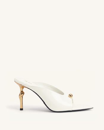 Noemi Spitze Mule-Heels - Weiß