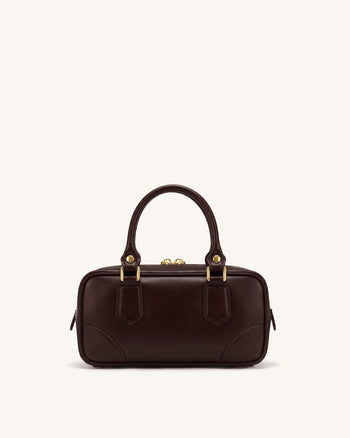 Odette Boston-Tasche mit Henkel - Dunkelbraun