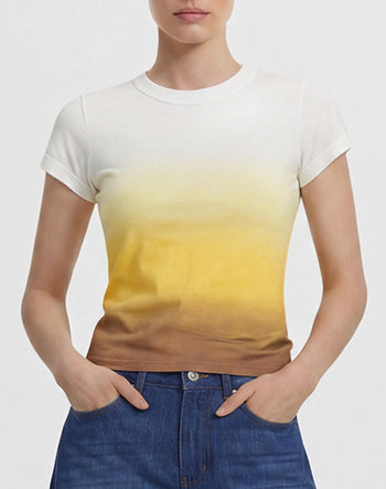 The Slacker Fade Out T-Shirt - Desert Sunset