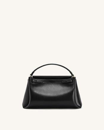 Carmen Handtasche mit Henkel – Schwarz