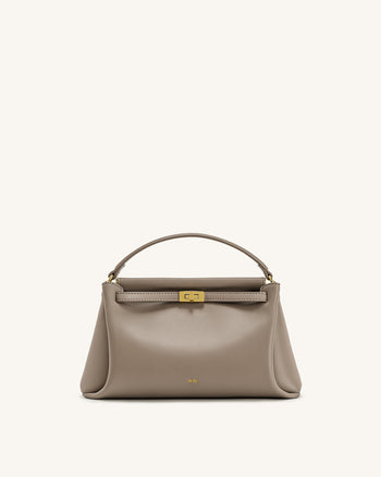 Carmen Handtasche mit Henkel – Apricot
