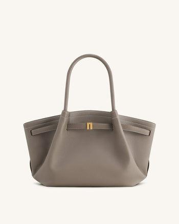 Hana Mittelgroße Tragetasche – Taupe