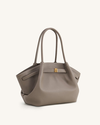 Hana Mittelgroße Tragetasche – Taupe